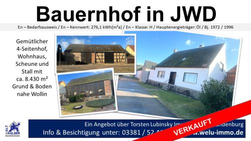 bauernhof in wollin  verkauft .09.24